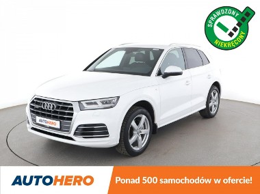 Audi Q5 III S-Line 4x4 S-Tronic skóra/alcantara navi full LED grzane fotele-1