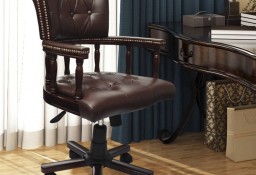 vidaXL Obrotowe krzesło biurowe, brązowe 20042