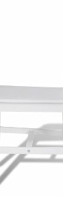 vidaXL Krzesła stołowe, 2 szt., białe, drewno sosnowe 241510-4