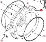 Massey Ferguson 3690 Obudowa Skrzyni Biegów CZĘŚCI 3617677M12