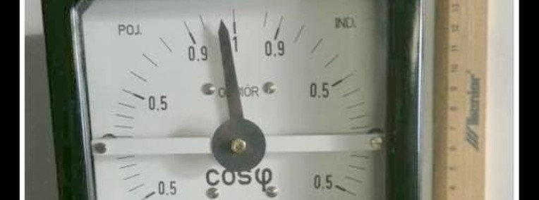 miernik tablicowy współczynnika mocy cos fi-1