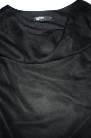 Angielska Czarna Zwiewna Bluzeczka Wizytowa Woda 36 38 S M-3