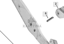 John Deere 7600 7700 7800 Ramię Tylne TUZ Dolne Cięgno Prawe Lewe AL76094 AL76091