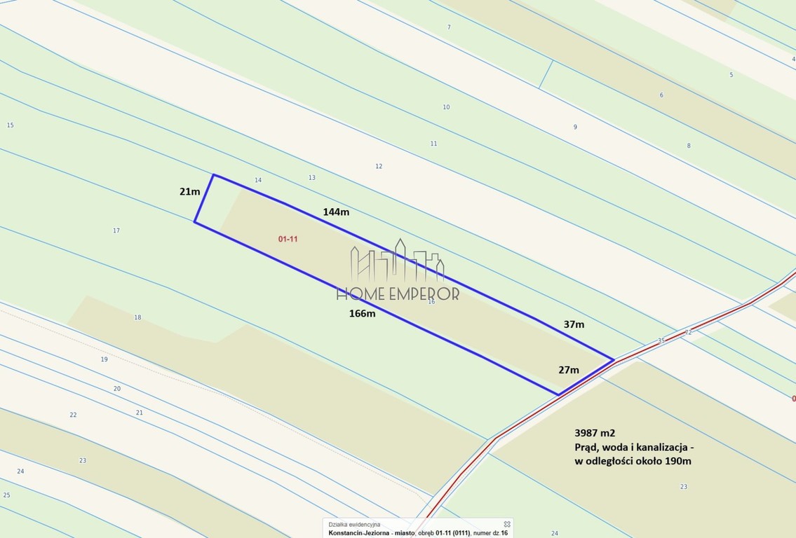 Działka na sprzedaż, 3987 m², Konstancin-Jeziorna Konstancin-Jeziorna – pohled 2