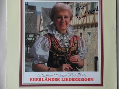 Taniec i pieśni z Egerlandu, Mimi Herold + autograf, winyl 1983 r. -1