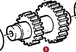 Fendt Favorit 514 Koło Zębate Potrójne CZĘŚCI 514100380011
