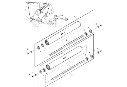 John Deere 960 - Rolka DC225444 (Pasy, rolki, bramki)