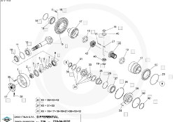 Most przedni napędowy Dana Spicer 735/112 735.112 - mechanizm róźnicowy dyferencjał dyfer