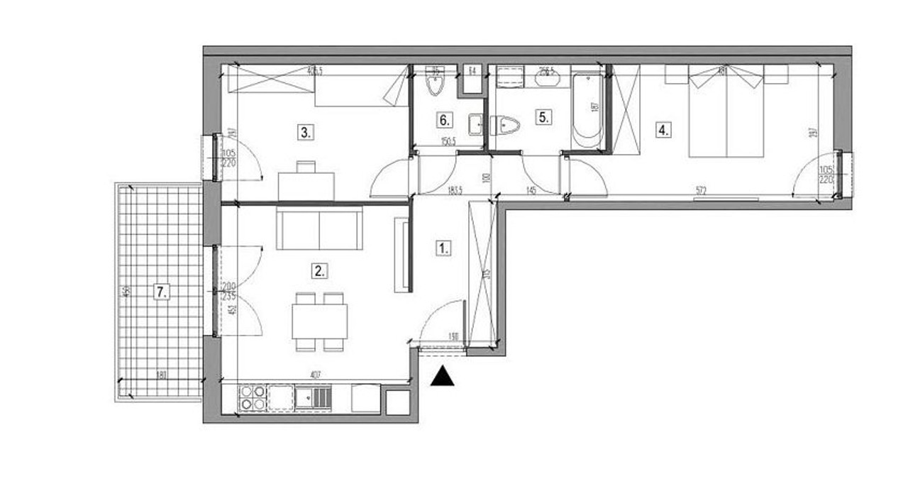 Nowy 3 pokojowy apartament 61 m² za 839 418zł - Widok 4