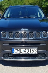 Jeep Compass II 2,0 Automat 4x4 Klimatronik Nawigacja Skóry Zarejestrowany Gwarancja-2