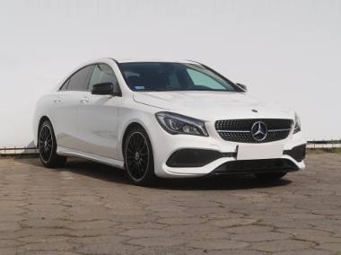 Mercedes-Benz Klasa CLA , Salon Polska, Automat, Skóra, Klimatronic, Tempomat,-1