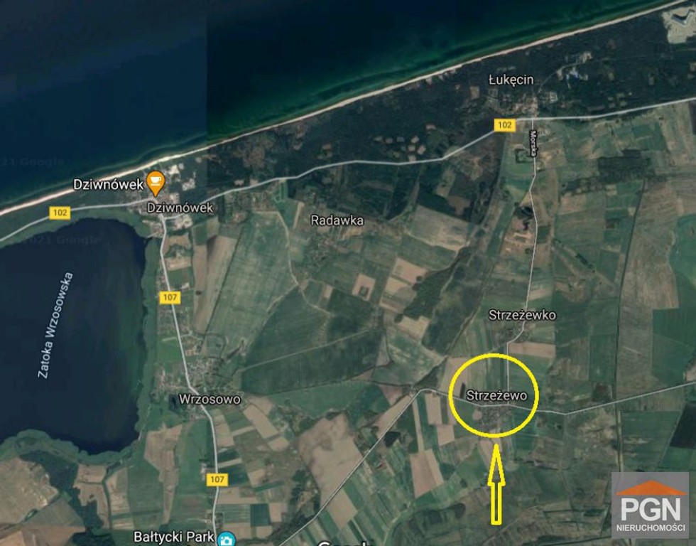 Strzeżewo, malownicza działka 5km od morza. - Więcej