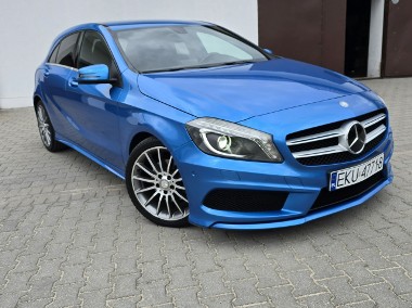 Mercedes-Benz Klasa A W176 1,6benz AMG.Serwis.Alcantara.Navi.Podg.Fot.Aktywn.Temp.BiXenon.OKAZ-1