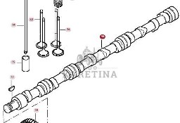 Massey Ferguson 8480 Wałek Rozrządu CZĘŚCI V837070148