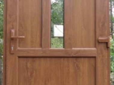 nowe drzwi złoty dąb 100x210 biurowe sklepowe, panel, szyba-1