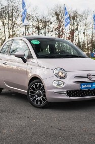 Fiat 500 , Salon Polska, Skóra, Klima, Tempomat, Dach panoramiczny-2