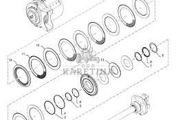 New Holland T6090 Piasta 84482494