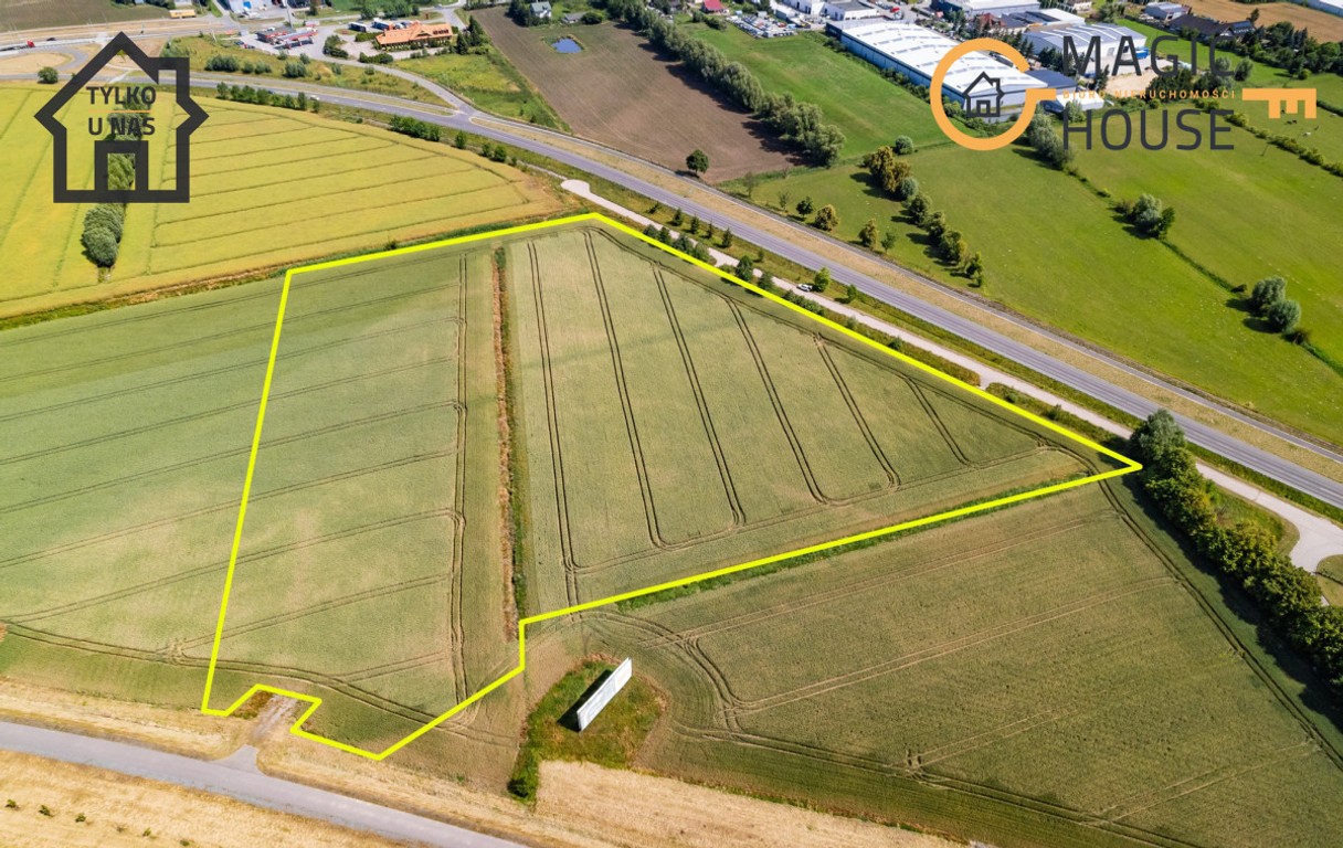 Działka inwestycyjna 2,86 ha przy S7 Elbląg Zachód - Widok 4