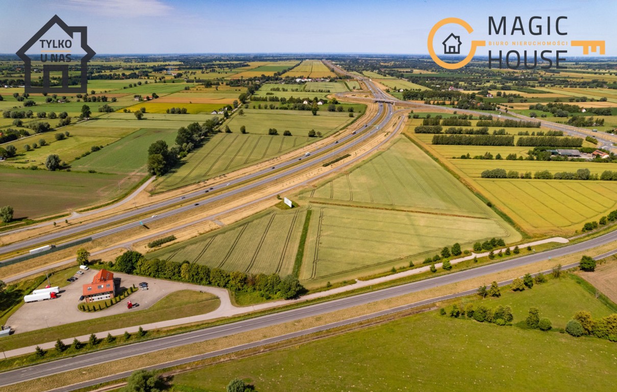 Działka inwestycyjna 2,86 ha przy S7 Elbląg Zachód - Widok 5