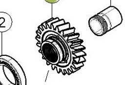 Claas Axion 870 Koło Zębate Przekładni Skrzyni Biegów 0011708480 00 1170 848 0