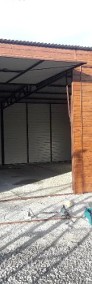 Garaż Blaszany 6x5 jednospadowy drewnopodobny-3
