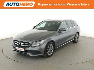 Mercedes-Benz Klasa C W205 Avantgarde półskóra navi grzane fotele tempomat PDC-1