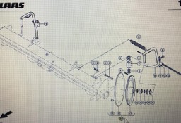 CLAAS 00 0952 132 0/CLAAS Corto tarcza pokosu