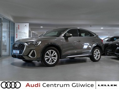 Audi Q3 II SLine Akt Temp Kamera RozpoznawanieZnaków Martwe Pole CarPlay-1