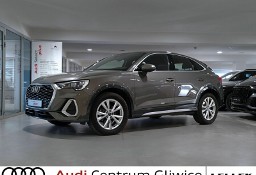 Audi Q3 II SLine Akt Temp Kamera RozpoznawanieZnaków Martwe Pole CarPlay