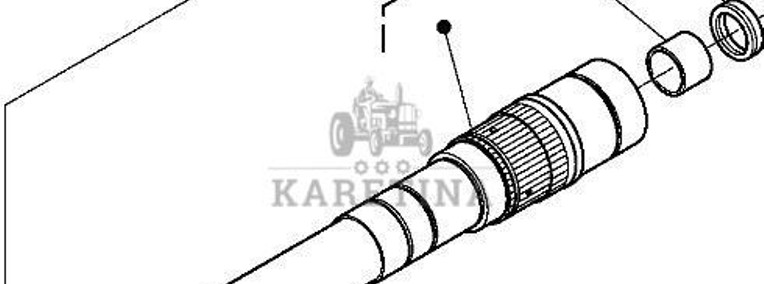 KUBOTA M9540 Wał Skrzyni Biegów CZĘŚCI 3C081-28202-1