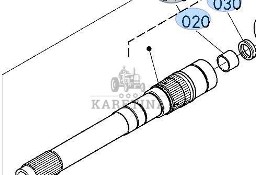 KUBOTA M9540 Wał Skrzyni Biegów CZĘŚCI 3C081-28202
