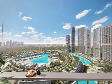 Apartamenty w Meydan w Dubaju z prywatną laguną-1