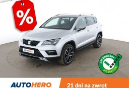 SEAT Ateca 4x4, full LED, klima auto, kamera i czujniki parkowania, grzane fote