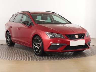 SEAT Leon III , Salon Polska, Serwis ASO, Skóra, Navi, Klimatronic,-1