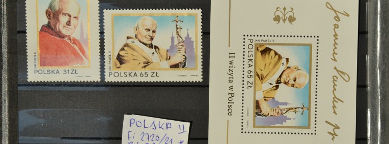 Papież Nan Paweł II. Polska II ** Fi 2720/21 + bl 77 Wg Ks Chrostowskiego poz 45-1
