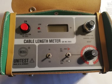 Cable length meter . CAT. NO. 2003 / Unitest BEHA / made in Germany  -1