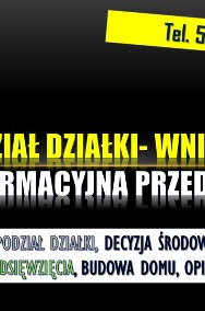 Podział działki a cena karty informacyjnej przedsięwzięcia, decyzja środowiskowa-2