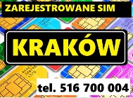 Polskie karty SIM ZAREJESTROWANE  gotowe do użycia startery prepaid play Kraków