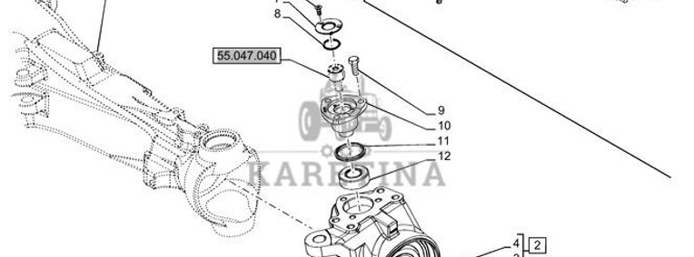 New Holland T6070 Zwrotnica 84188868-1