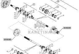 New Holland T6070 Półoś 47900504