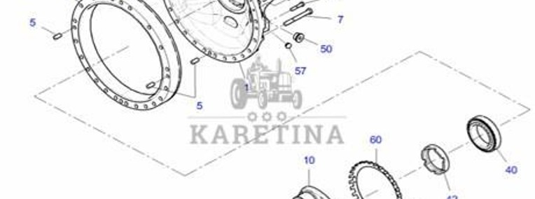 Fendt 930 933 936 942 GEN 6 7 Zwolnica Obudowa Pochwa Wał Koło Zębate Jarzmo CZĘŚCI-1