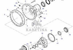 Fendt 930 933 936 942 GEN 6 7 Zwolnica Obudowa Pochwa Wał Koło Zębate Jarzmo CZĘŚCI
