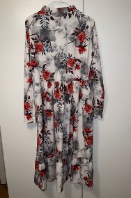 Spring dress with floral print-2