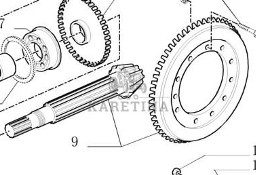 New Holland T7 T6050 TM165 TM155 TM150 TM140 TM145 TM180 Atak Komplet 5162572