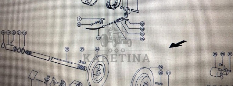 Bęben hamulcowy Class Mega 370-340 Nr katalogowy 000 260 686 0-1