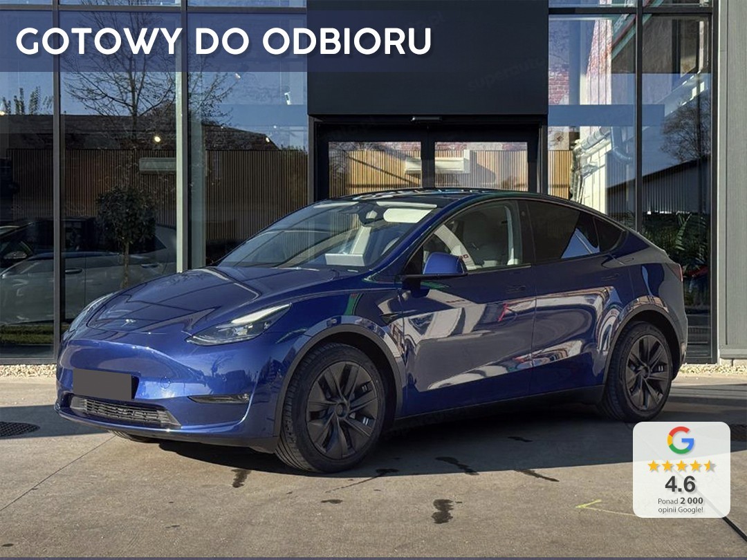 Tesla Model Y Long Range RWD Rozszerzony Autopilot + Hak Holowniczy + Wnętrze pięc