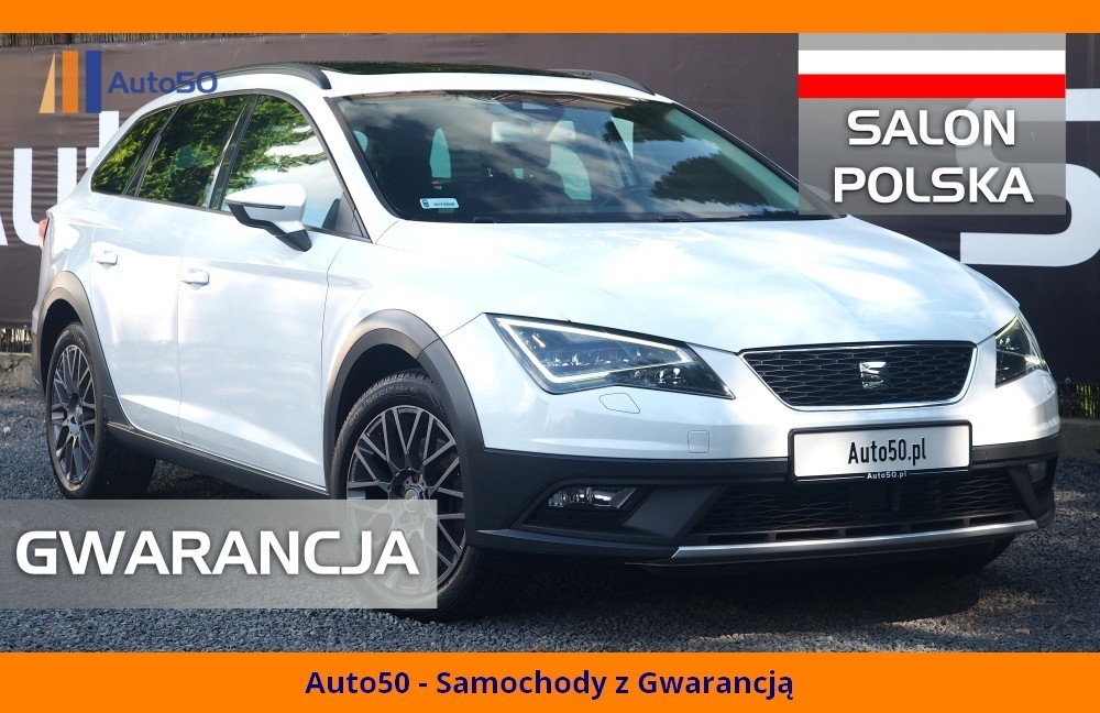 SEAT Leon III Xperience 2.0TDI 184 KM DSG DCC ACC Panorama SALON POLSKA VAT23%