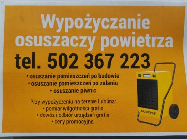 Wynajem osuszaczy powietrza. Osuszanie pomieszczeń-1