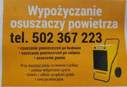 Wynajem osuszaczy powietrza. Osuszanie pomieszczeń