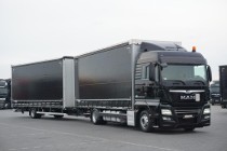 MAN TGX / 18.360 / ACC / E 6 / ZESTAW PRZEJAZDOWY 120 M3 / ŁAD. 15 150 KG